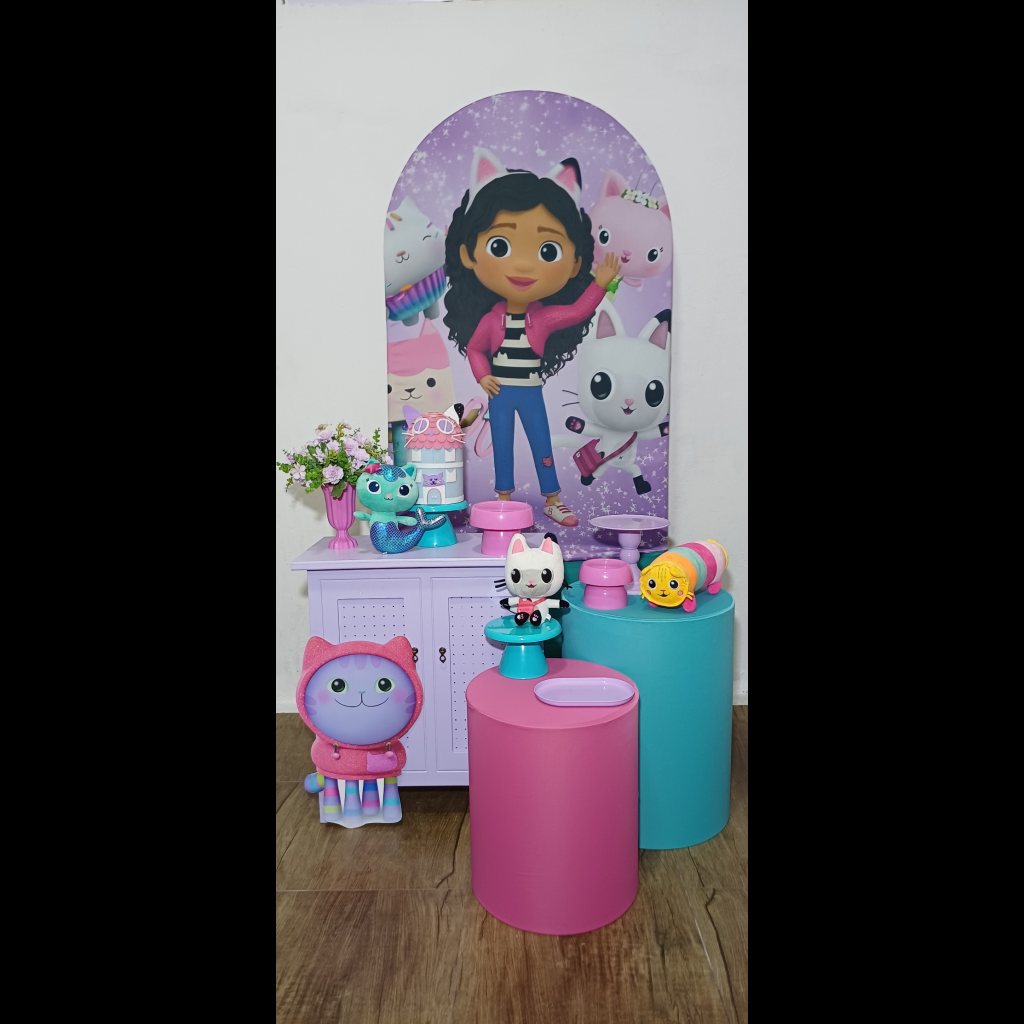 Casa Mágica da Gabby - Kit Pegue E Monte - Luci_rodrigues_decorações
