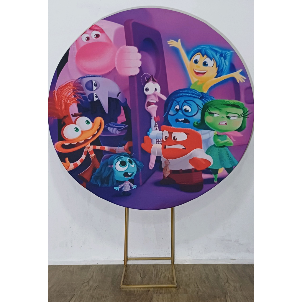 Divertidamente - Painel Redondo - Luci_rodrigues_decorações