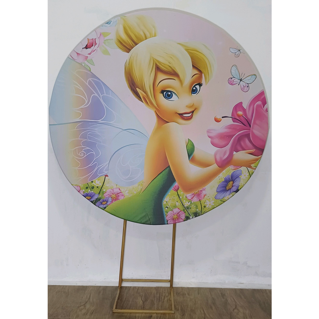 Tinker Bell - Painel Redondo - Luci_rodrigues_decorações