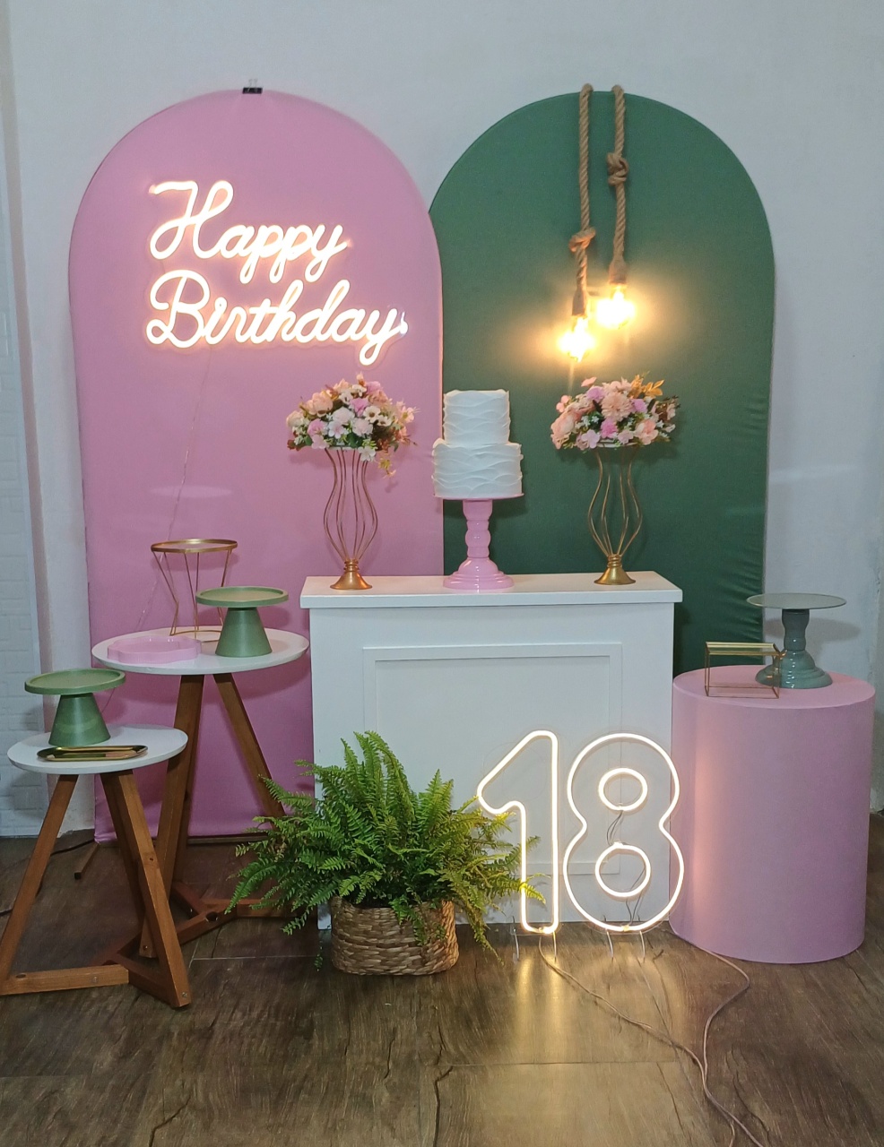 Rosa E Verde - Luci_rodrigues_decorações