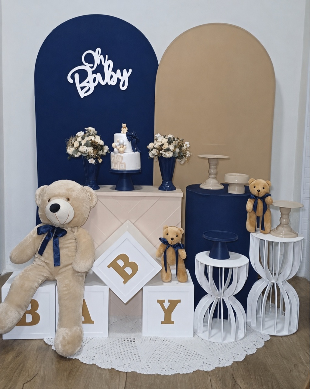 Chá de Bebê Azul Marinho - Luci_rodrigues_decorações
