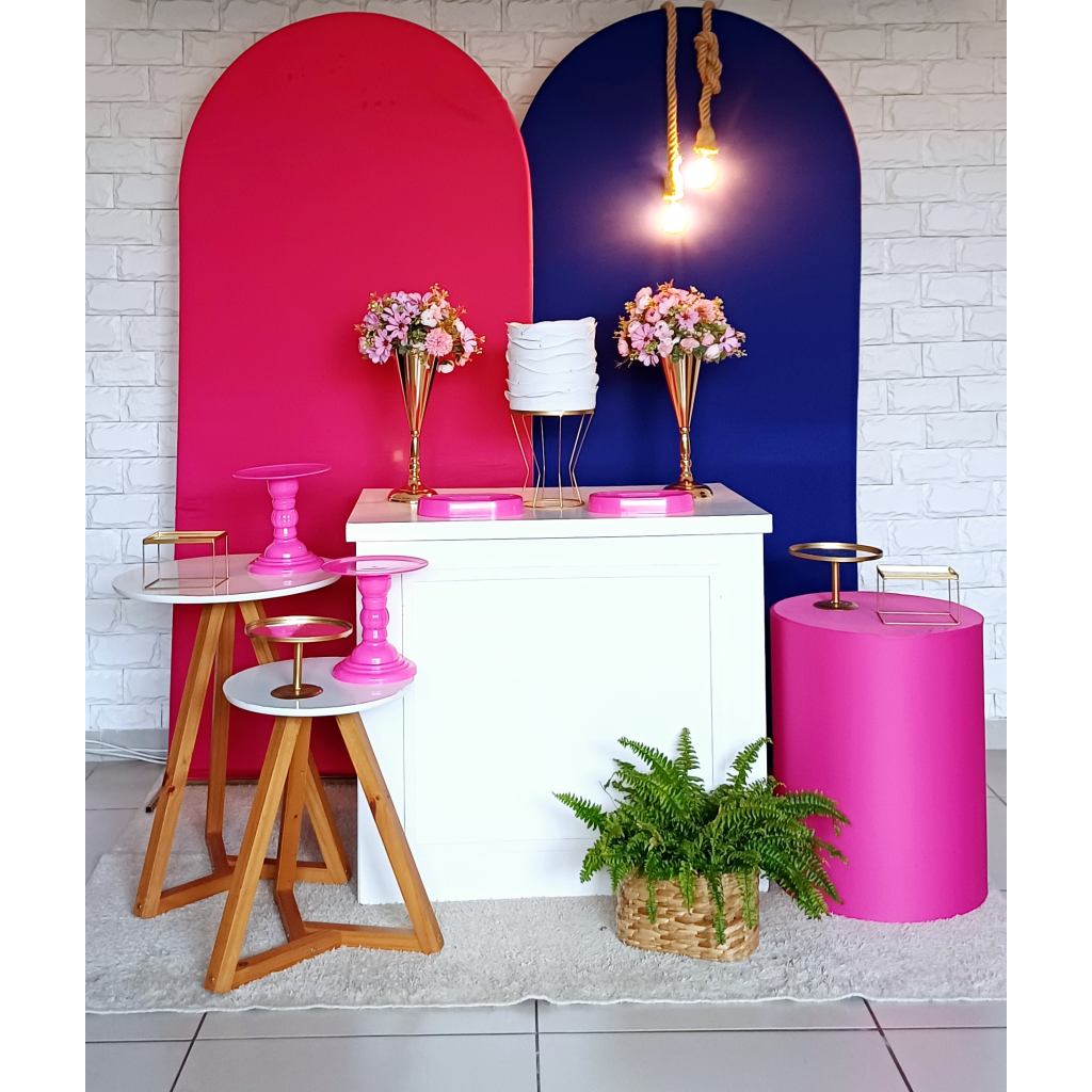 Pink E Azul Royal - Luci_rodrigues_decorações