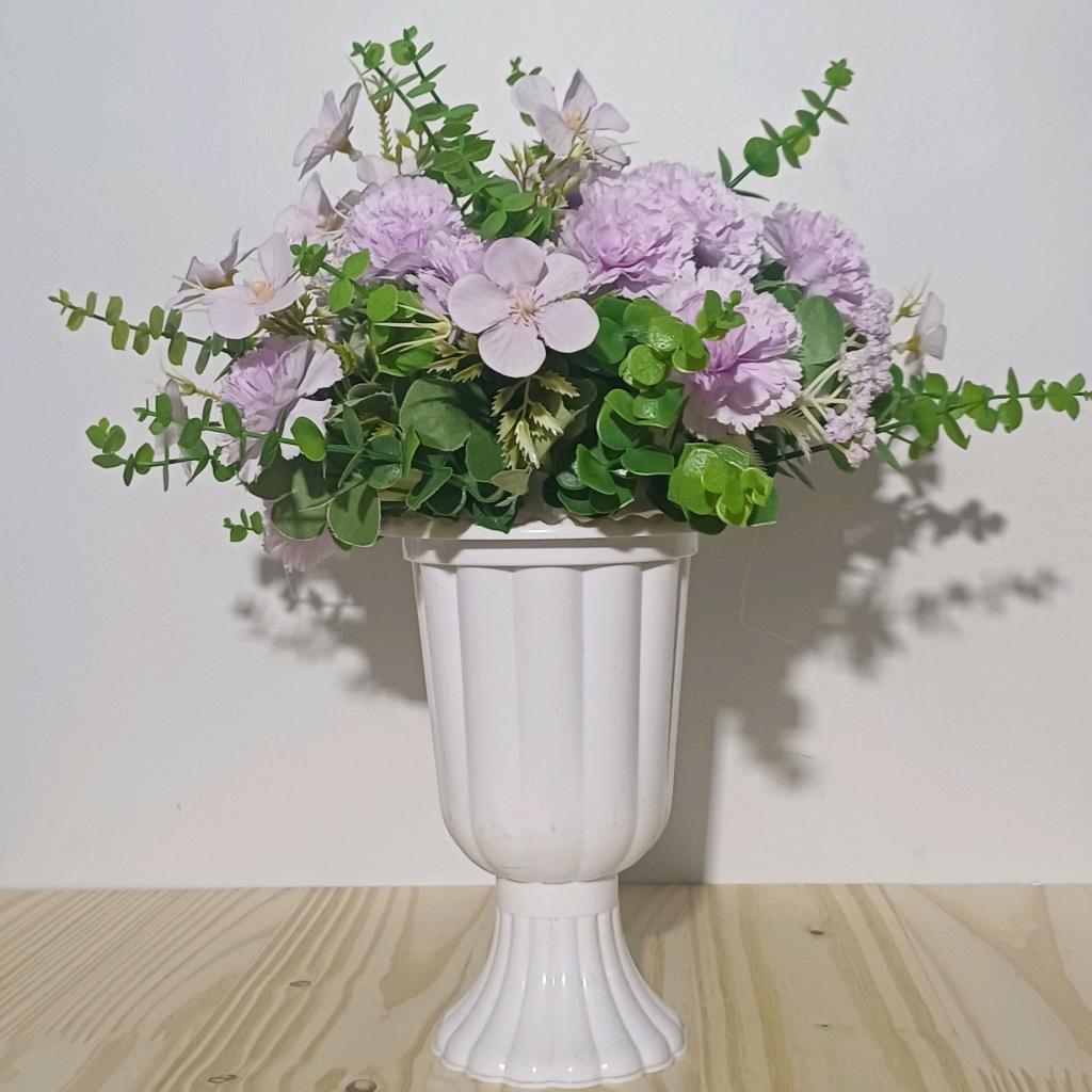 Arranjo Floral - Cravo - Lilás - Luci_rodrigues_decorações