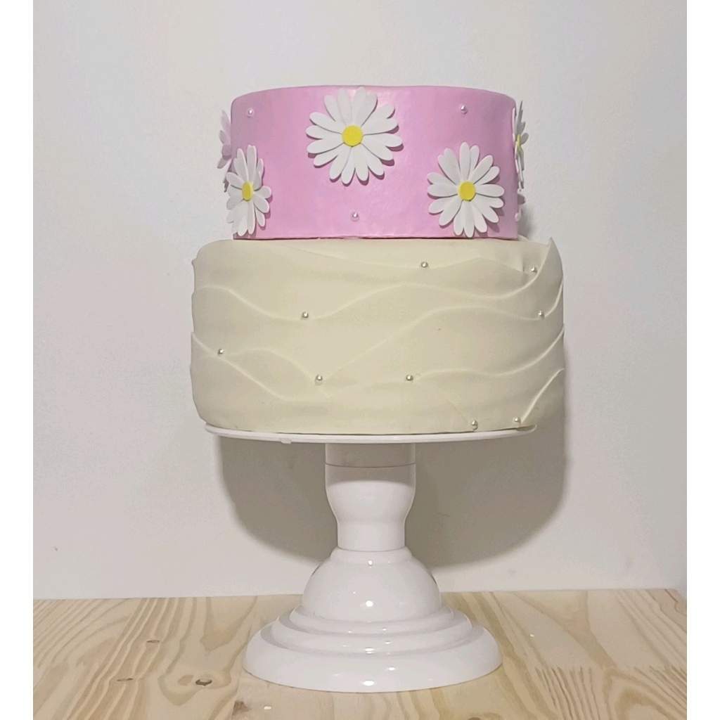 Bolo Margaridas - Rosa - Luci_rodrigues_decorações