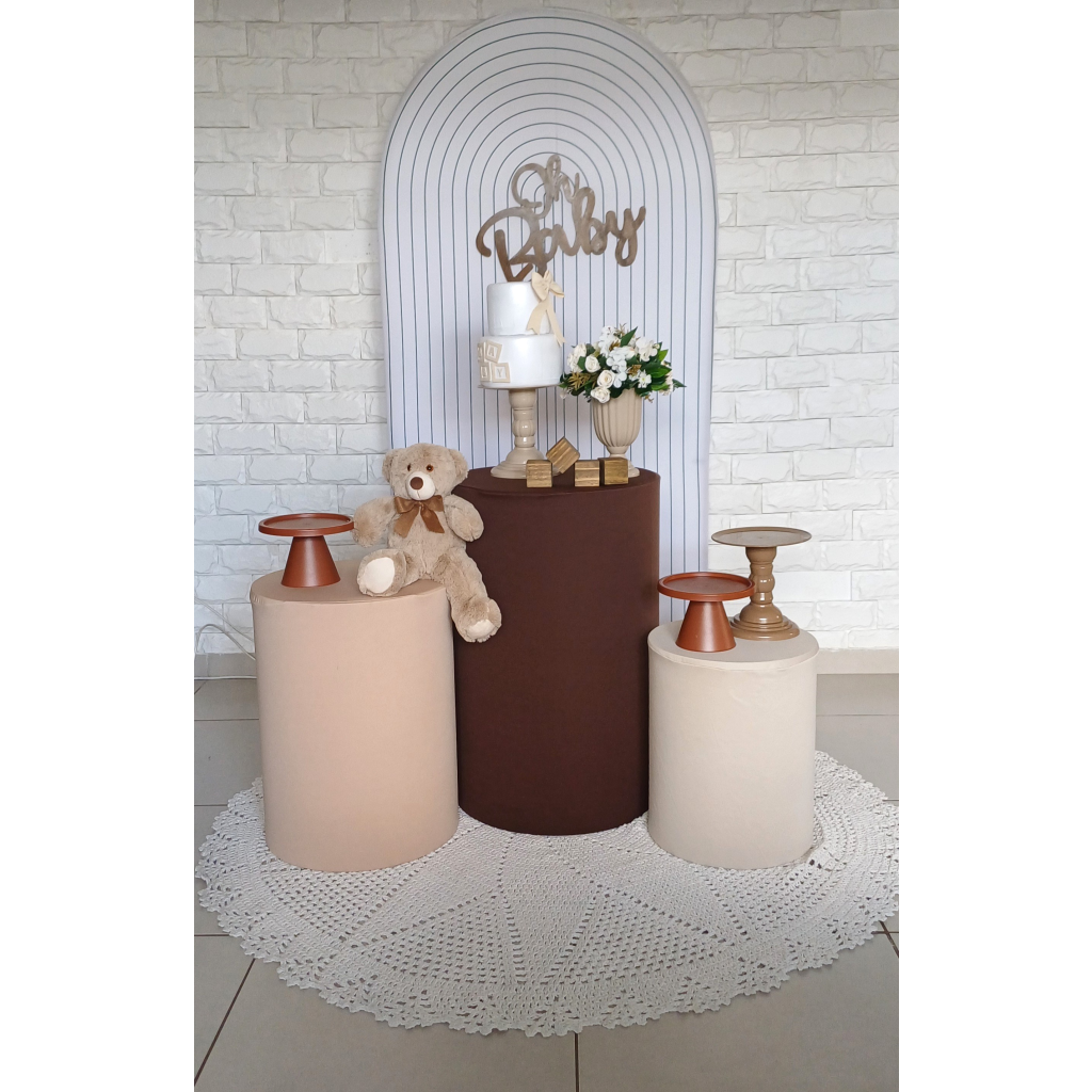 Oh Baby Marron - Kit Pegue E Monte - Luci_rodrigues_decorações