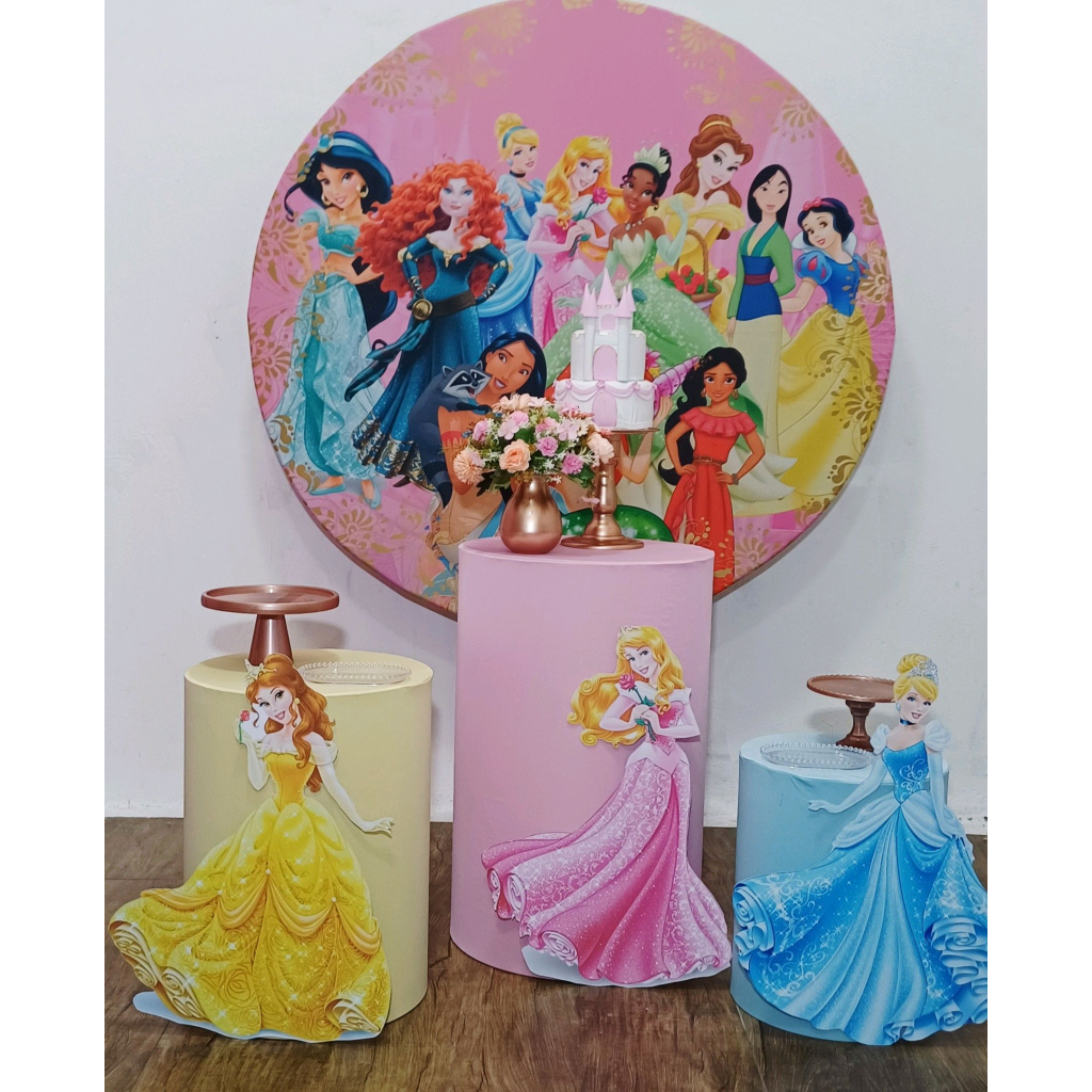 Princesas - Kit Pegue E Monte - Luci_rodrigues_decorações