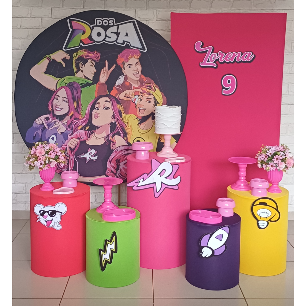 Os Rosas - Kit Pegue E Monte - Luci_rodrigues_decorações