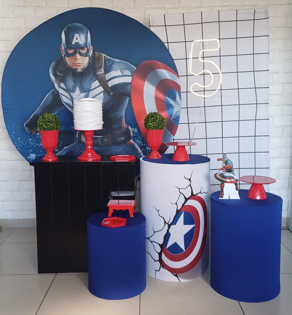 Capitão America - Luci_rodrigues_decorações