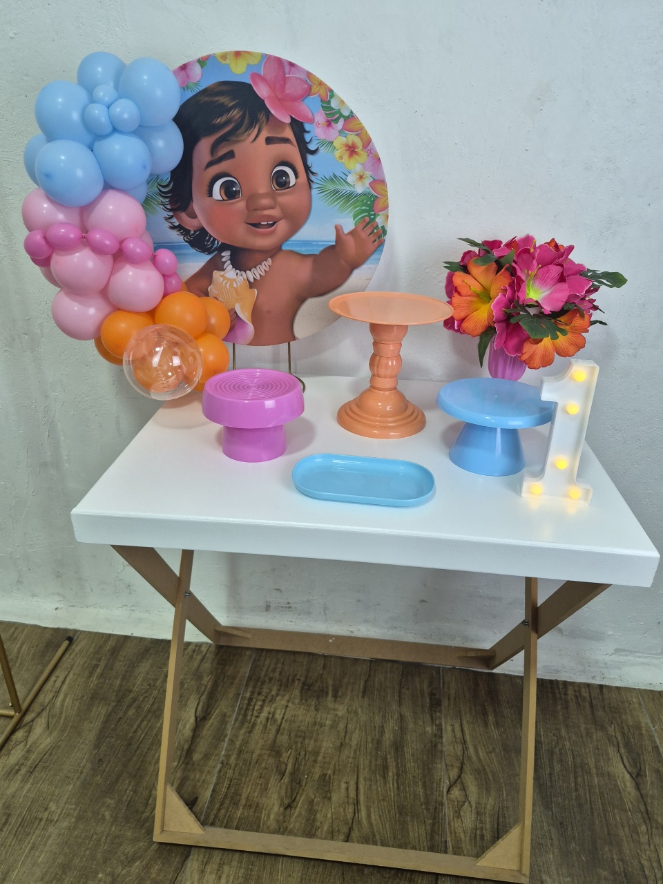 Moana Baby - Kit Festa Na Mesa - Luci_rodrigues_decorações