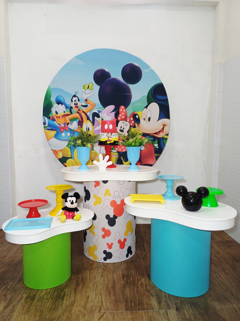 Mickey E Amigos - Kit Pegue E Monte - Luci_rodrigues_decorações