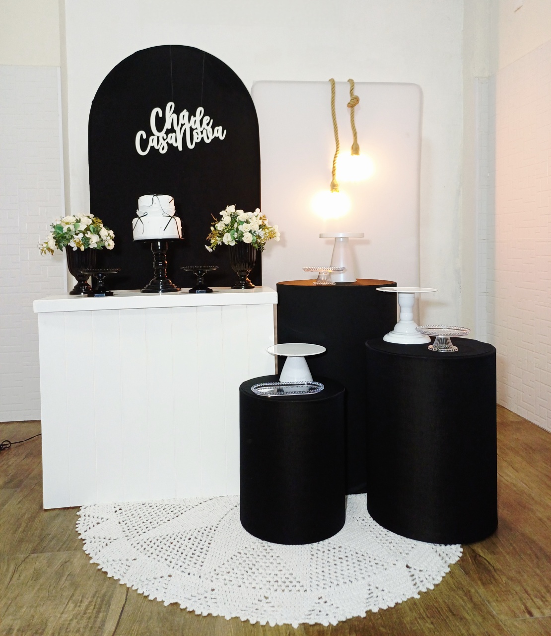 Casa Nova - Preto E Branco - Kit Pegue E Monte - Luci_rodrigues_decorações