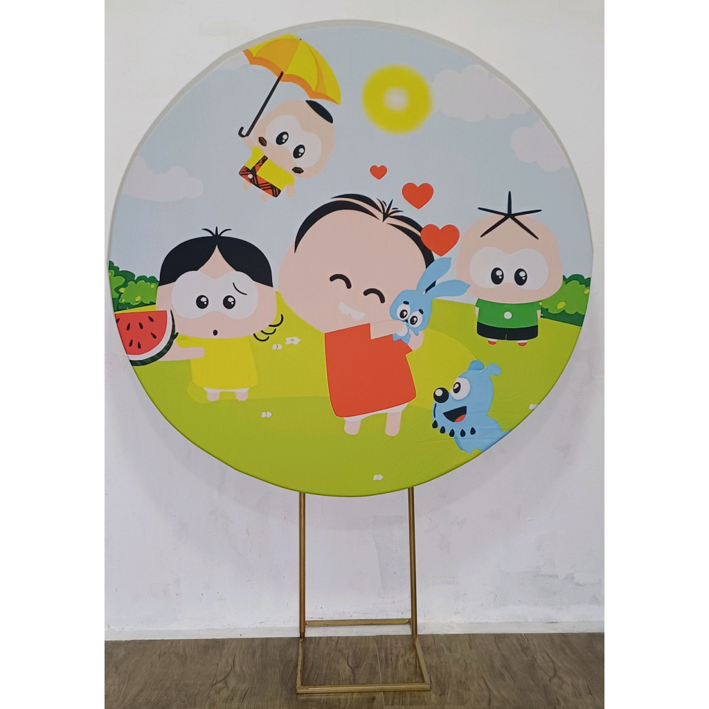 Monica Toy - Painel Redondo - Luci_rodrigues_decorações