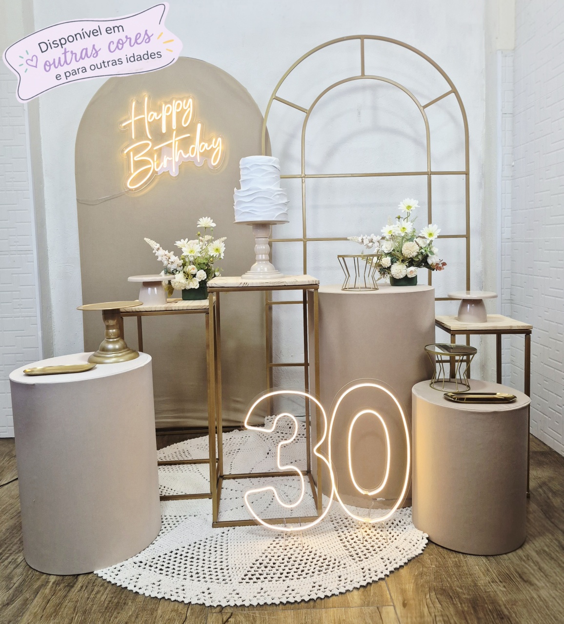 Bege Atemporal - Kit Pegue E Monte - Luci_rodrigues_decorações