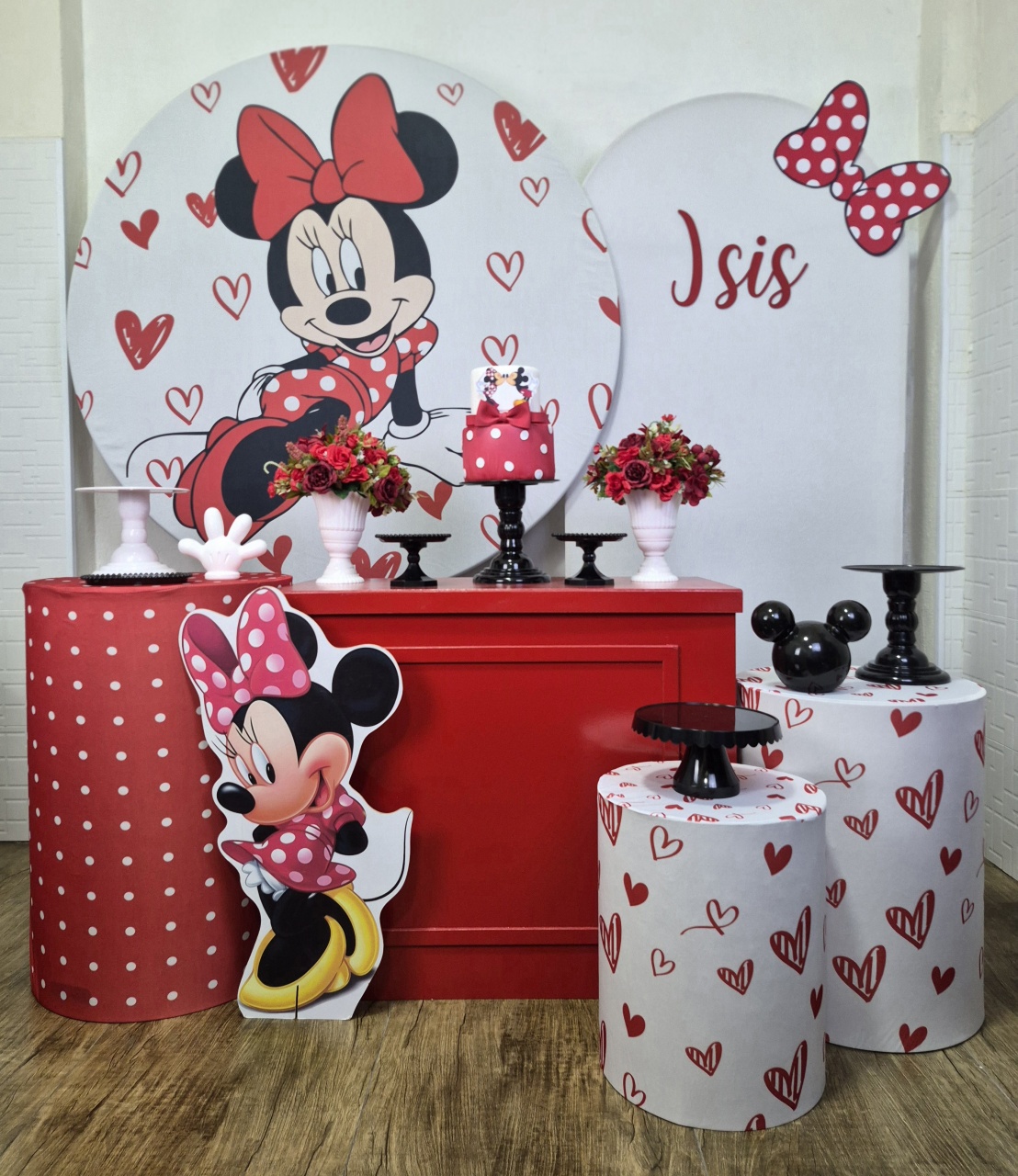 Minnie Classica - Kit Pegue E Monte - Luci_rodrigues_decorações