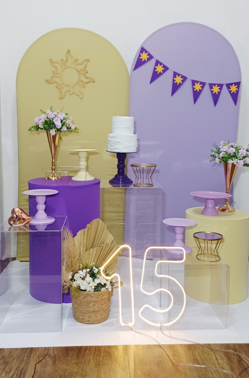 Rapunzel Clean - Kit Pegue E Monte - Luci_rodrigues_decorações