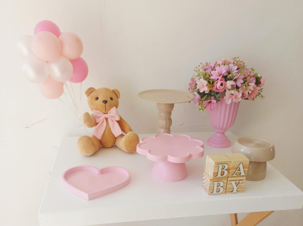 Chá de Bebê Ursinha - Festa Na Mesa - Luci_rodrigues_decorações