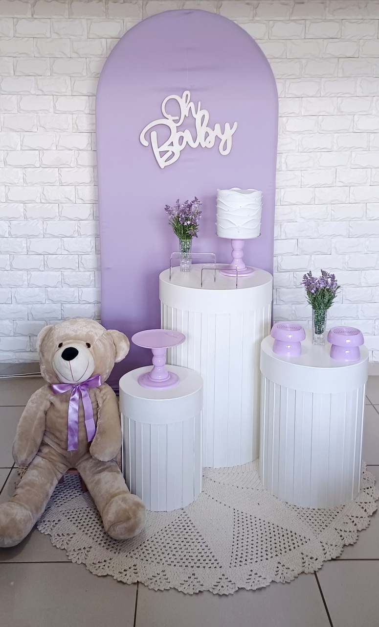 Oh Baby Lilás - Kit Pegue E Monte - Luci_rodrigues_decorações