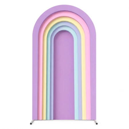 Arco-Iris Candy - Painel Romano - Luci_rodrigues_decorações