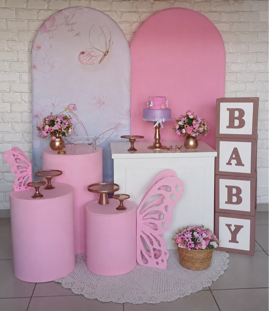 Jardim Encantado Baby - Kit Pegue E Monte - Luci_rodrigues_decorações