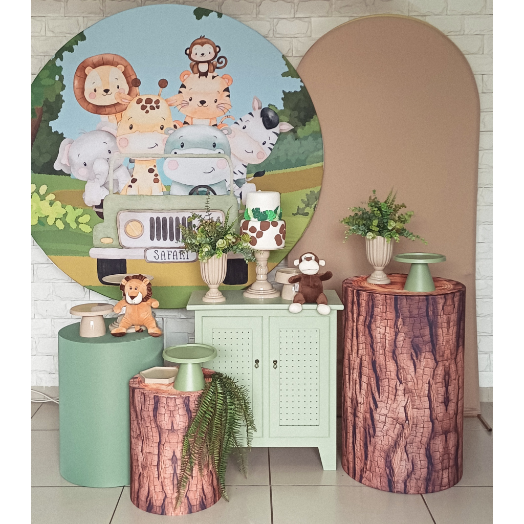 Safari Baby - Kit Pegue E Monte - Luci_rodrigues_decorações