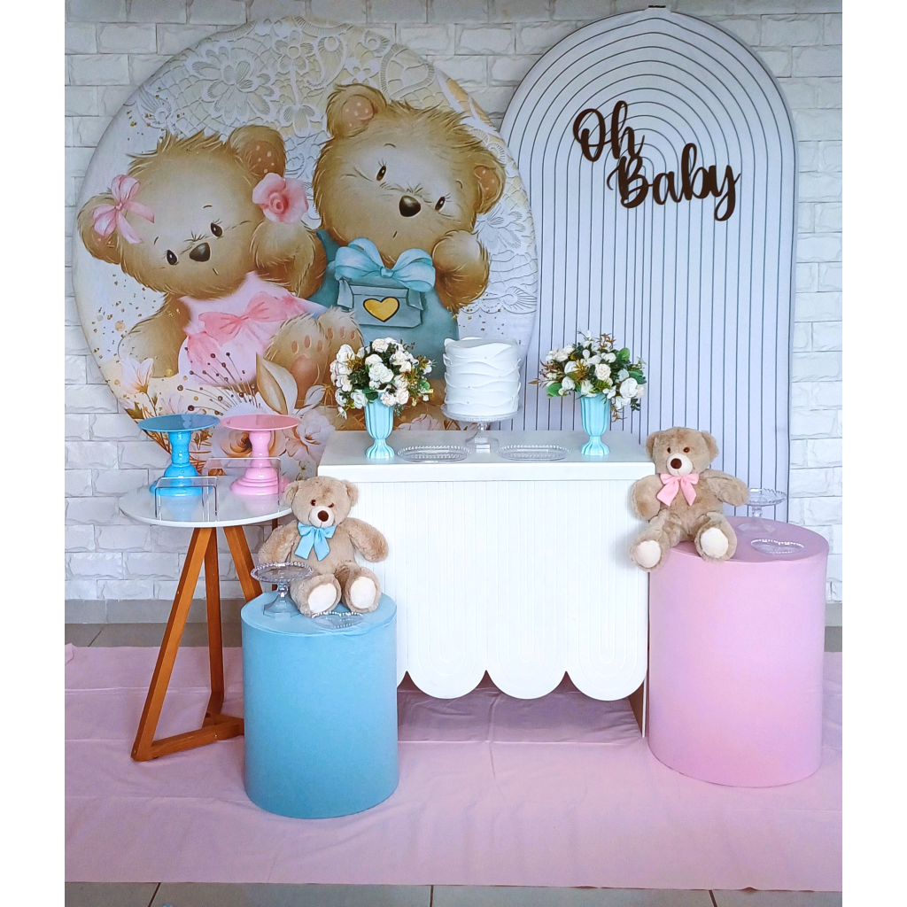 Revelação Ursinhos - Kit Pegue E Monte - Luci_rodrigues_decorações