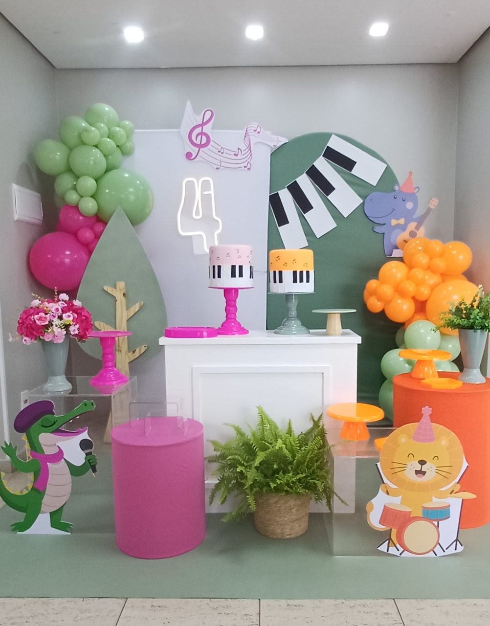Safari Musical - Kit Pegue E Monte - Luci_rodrigues_decorações