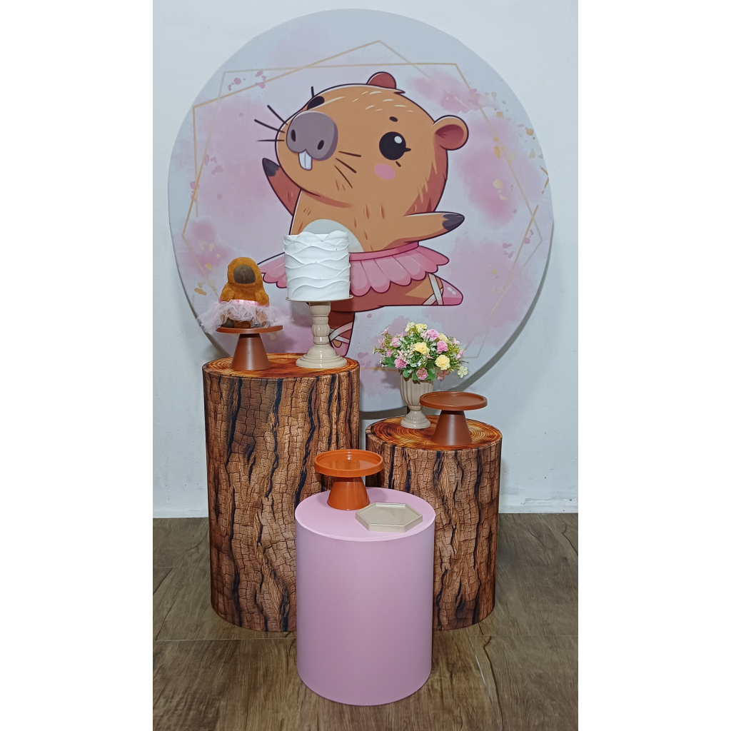 Capivara Bailarina - Kit Pegue E Monte - Luci_rodrigues_decorações