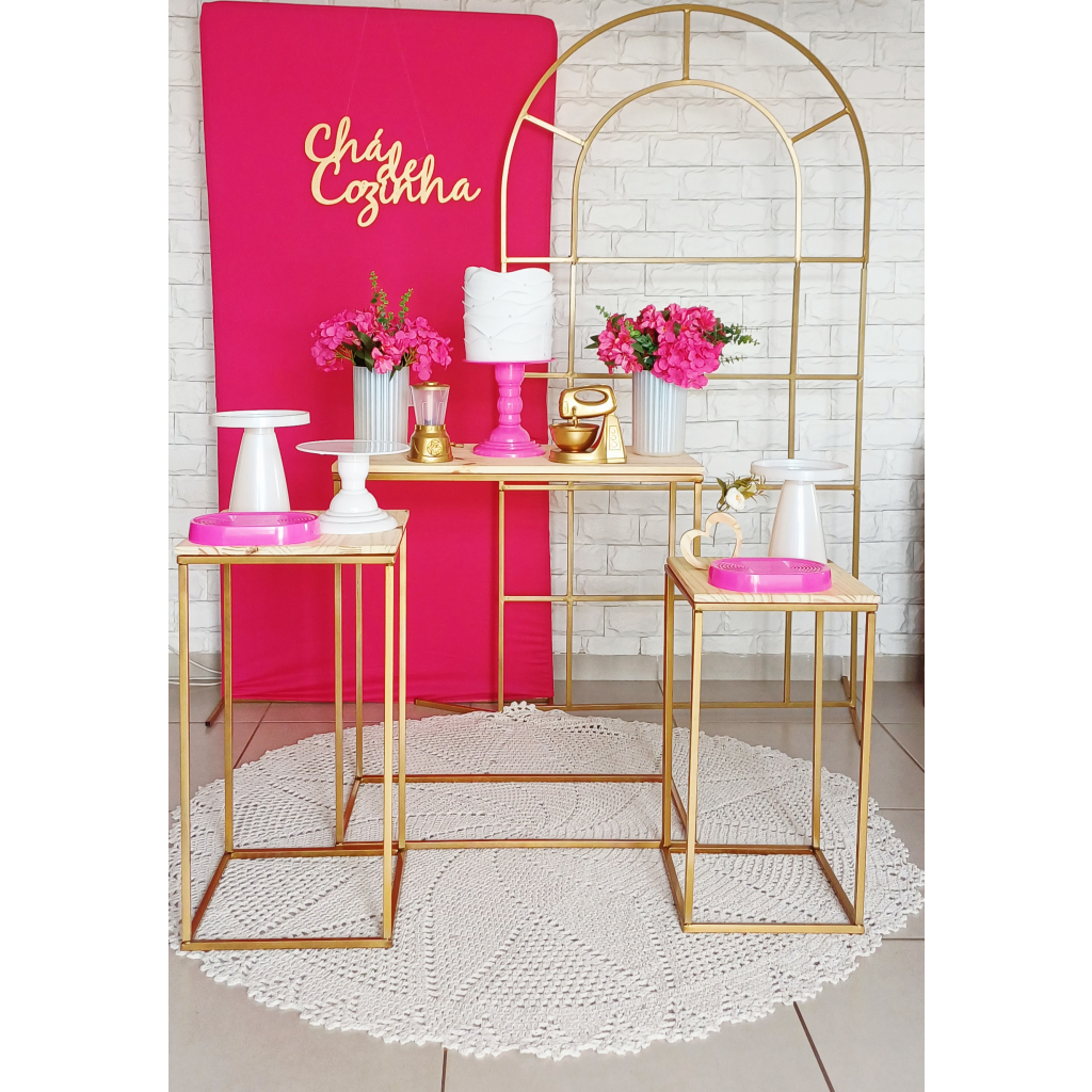 Chá de Cozinha Pink - Luci_rodrigues_decorações