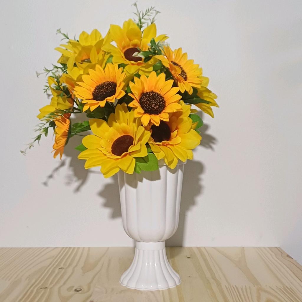 Arranjo Floral - Girasol - Amarelo - Luci_rodrigues_decorações