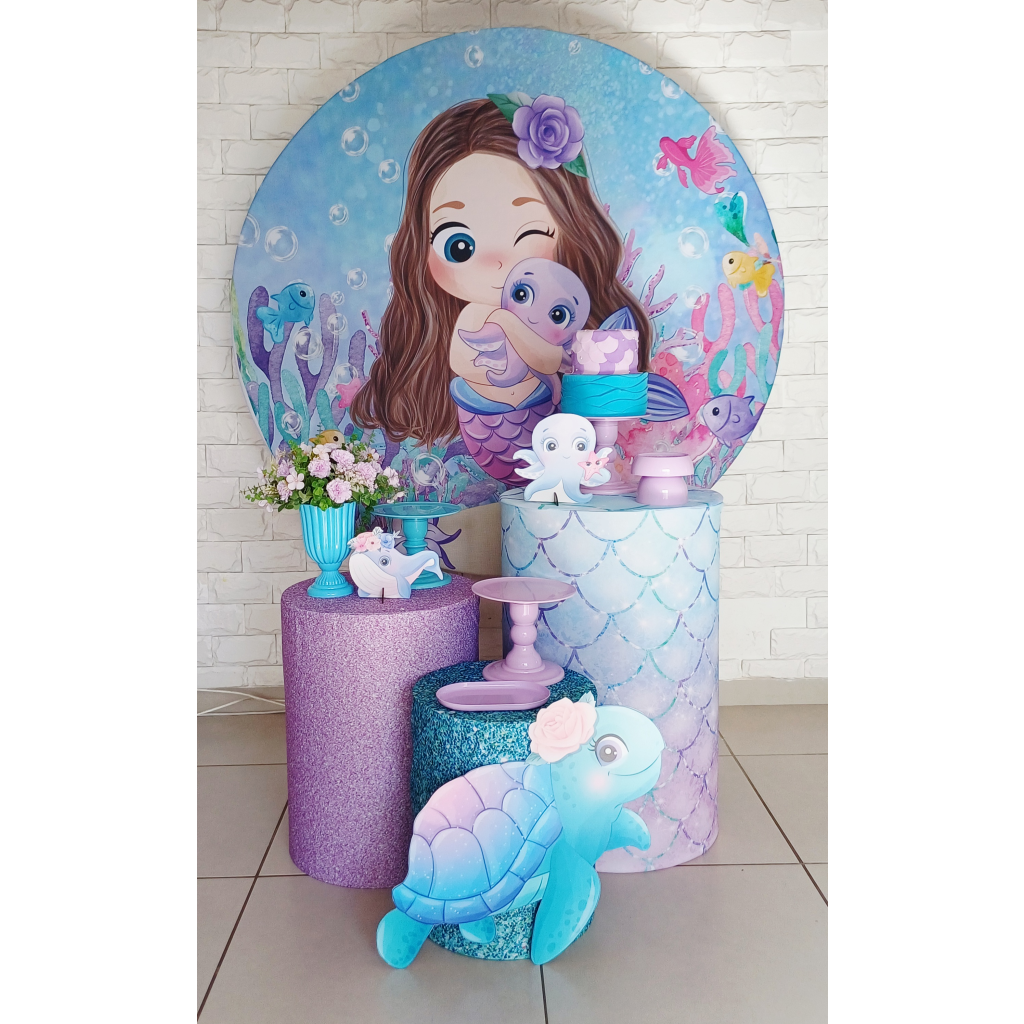 Sereia - Kit Pegue E Monte - Luci_rodrigues_decorações