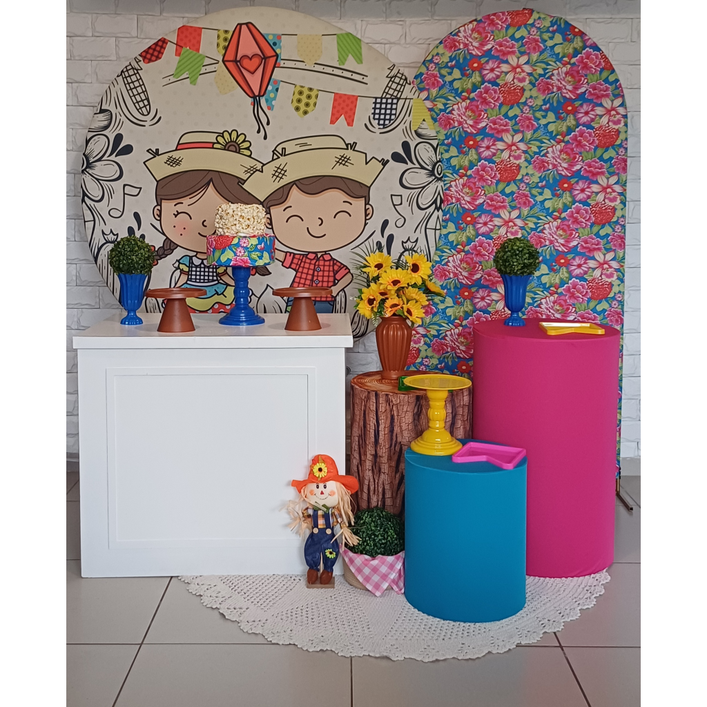 Festa Junina - Kit Pegue E Monte - Luci_rodrigues_decorações