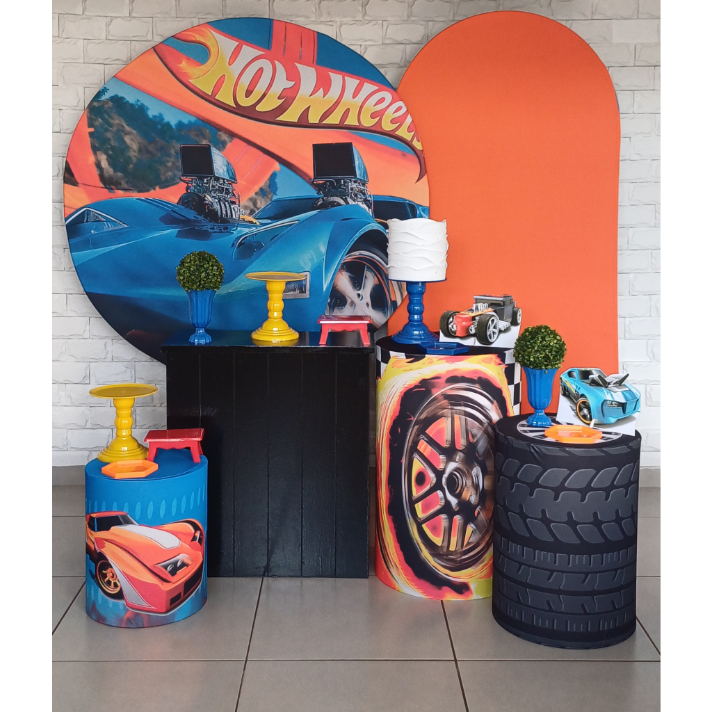 Hot Wheels - Kit Pegue E Monte - Luci_rodrigues_decorações
