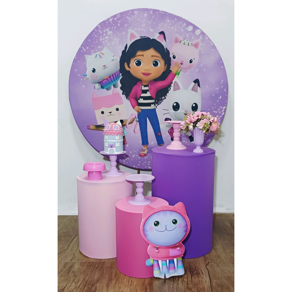 Casa Mágica da Gabby - Kit Pegue E Monte - Luci_rodrigues_decorações