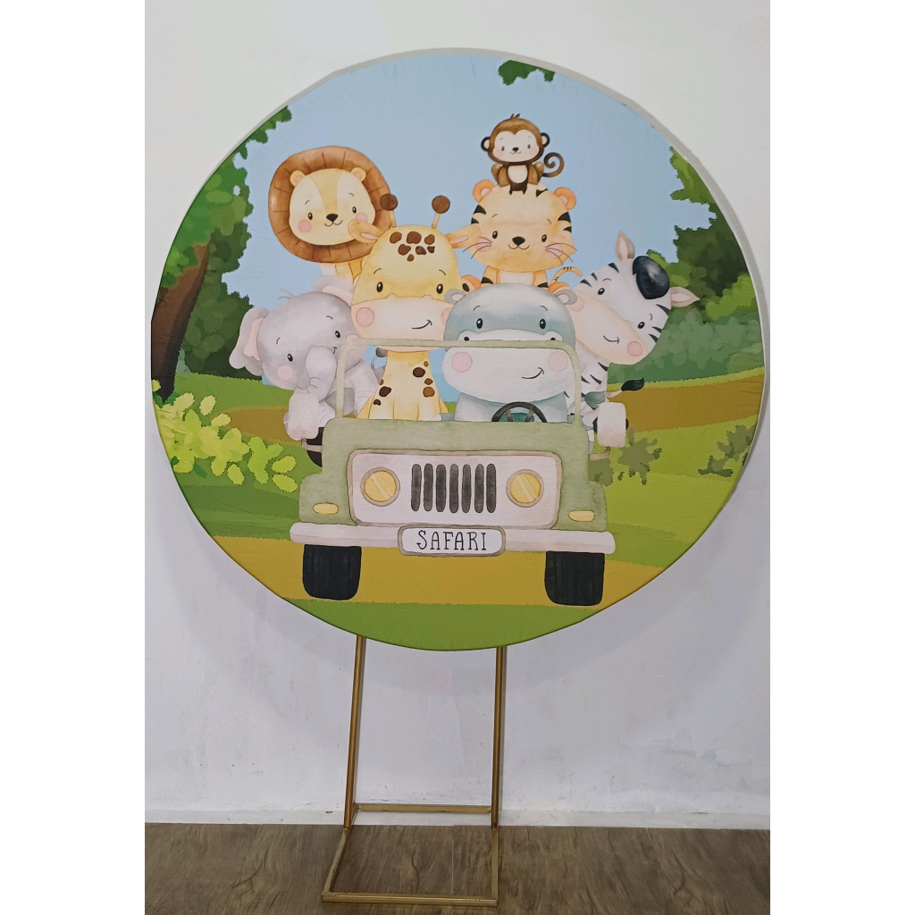 Safari - Painel Redondo - Luci_rodrigues_decorações