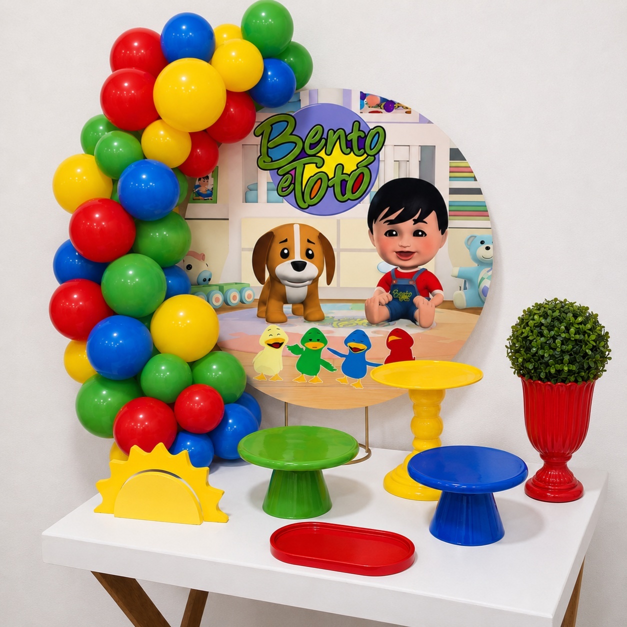 Bento E Totó - Festa Na Mesa - Luci_rodrigues_decorações