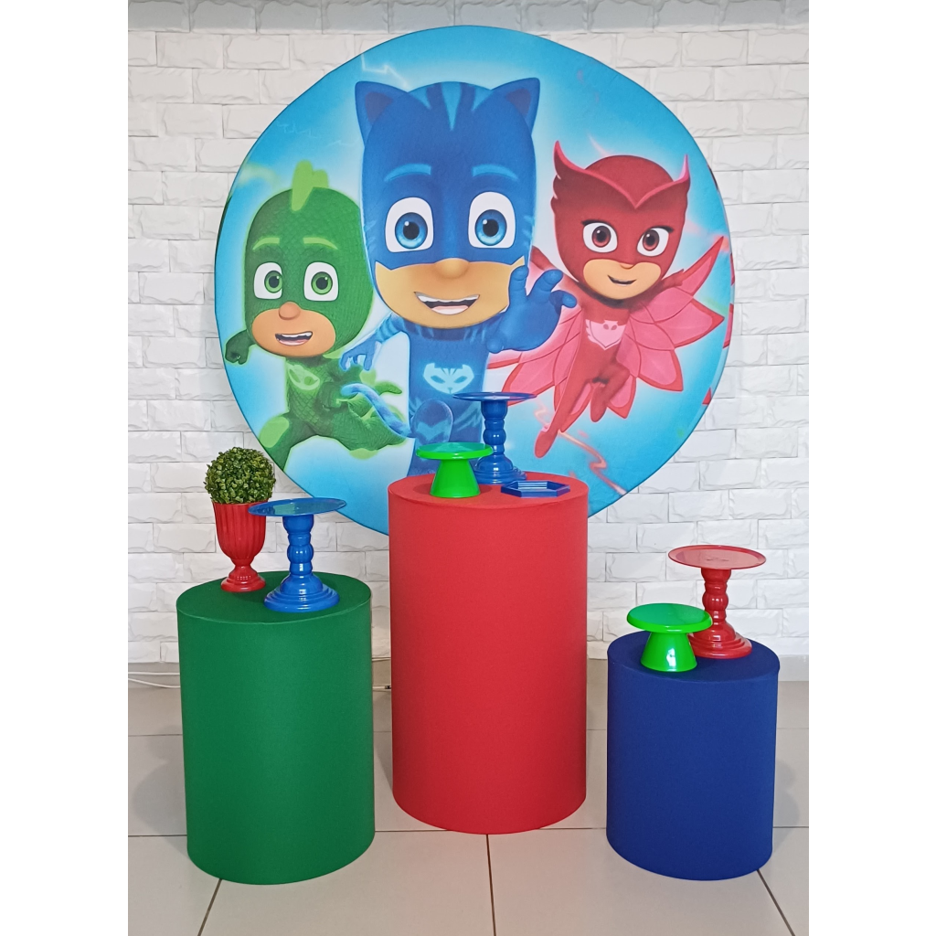 Pj Mask - Kit Pegue E Monte - Luci_rodrigues_decorações