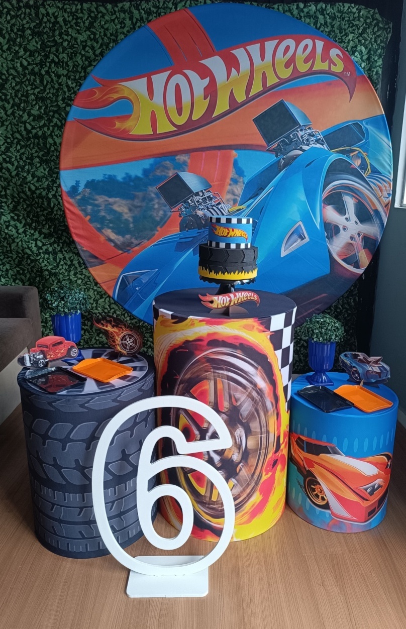 Kit Prata - Hotwheels  - Encanto e Festas