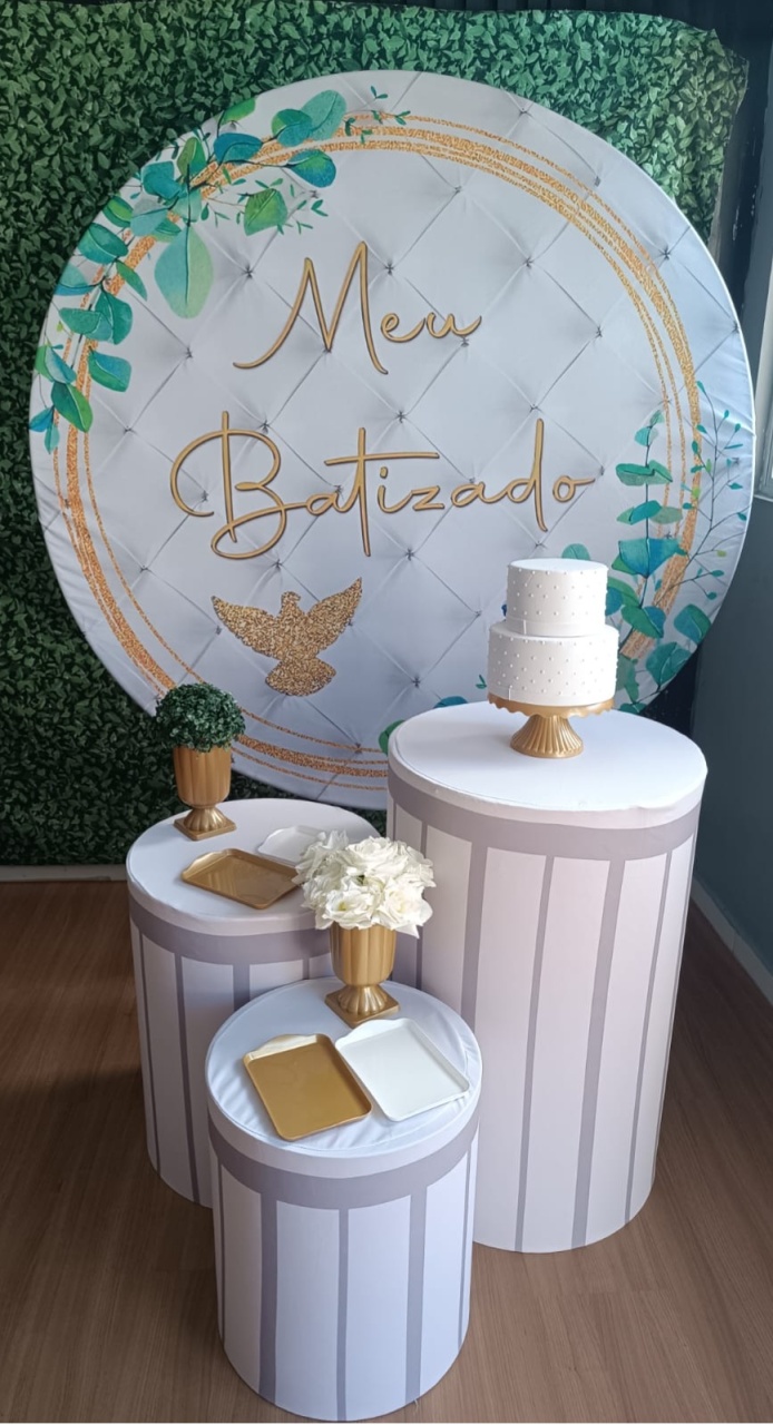 Kit Prata - Batizado - Encanto e Festas