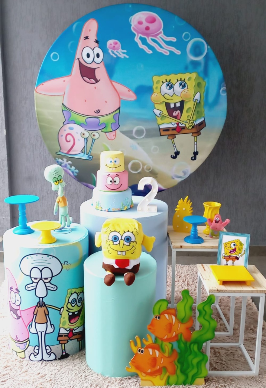 Bob Esponja - Encantada Festas e Locações 