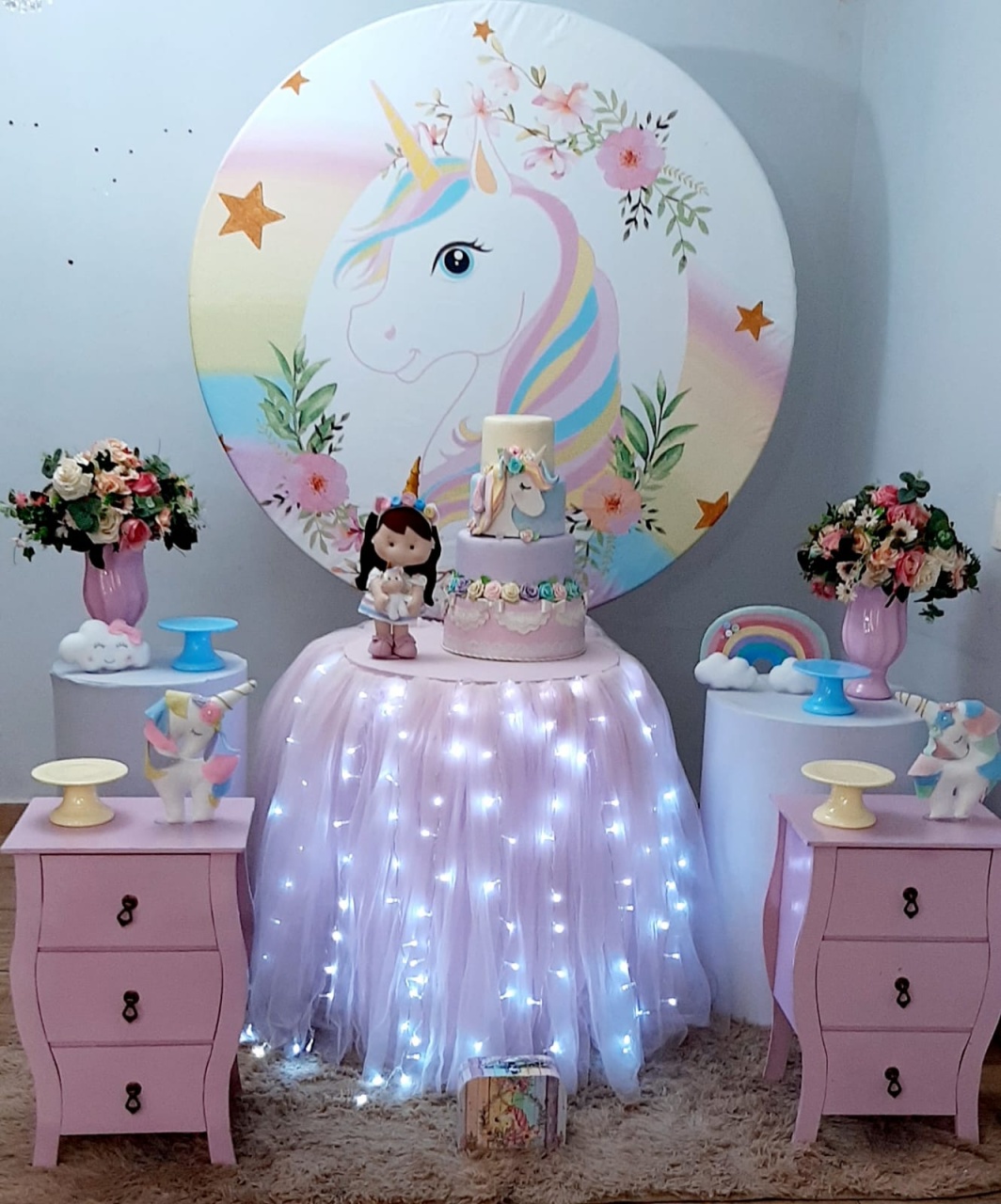 Unicornio - Encantada Festas e Locações 