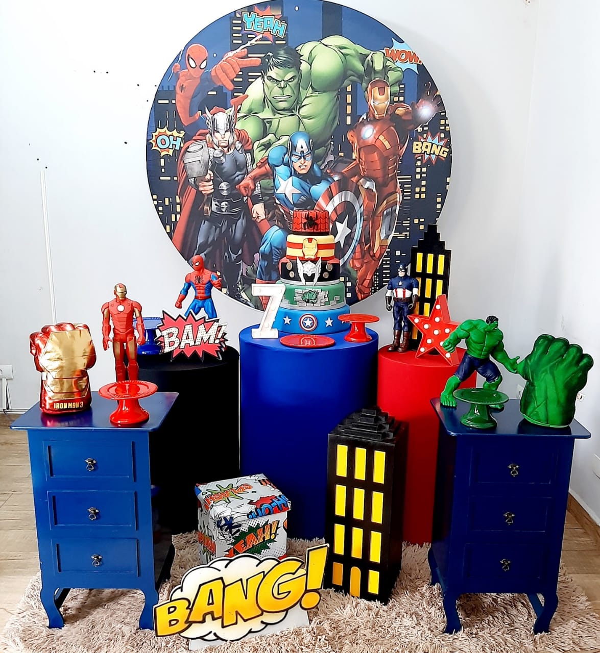 Vingadores 1 - Encantada Festas e Locações 