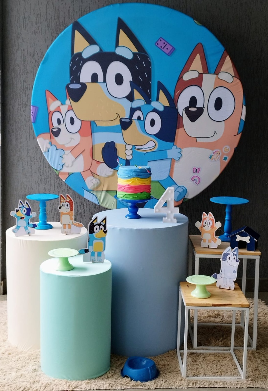 Bluey - Encantada Festas e Locações 