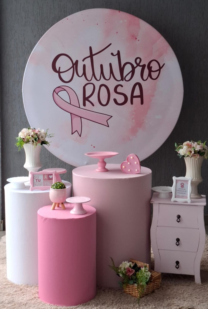 Outubro Rosa - Encantada Festas e Locações 
