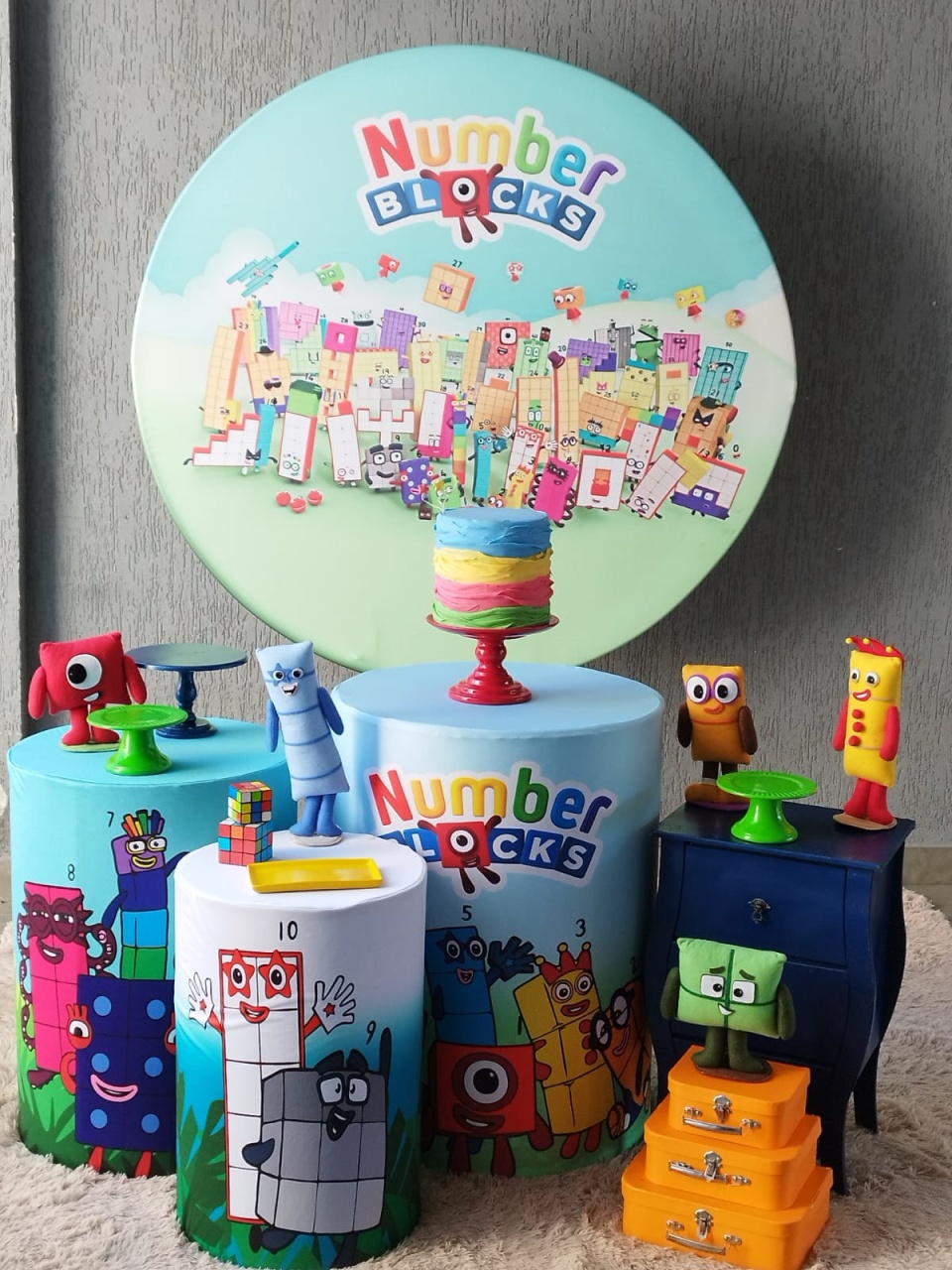 Number Block - Encantada Festas e Locações 