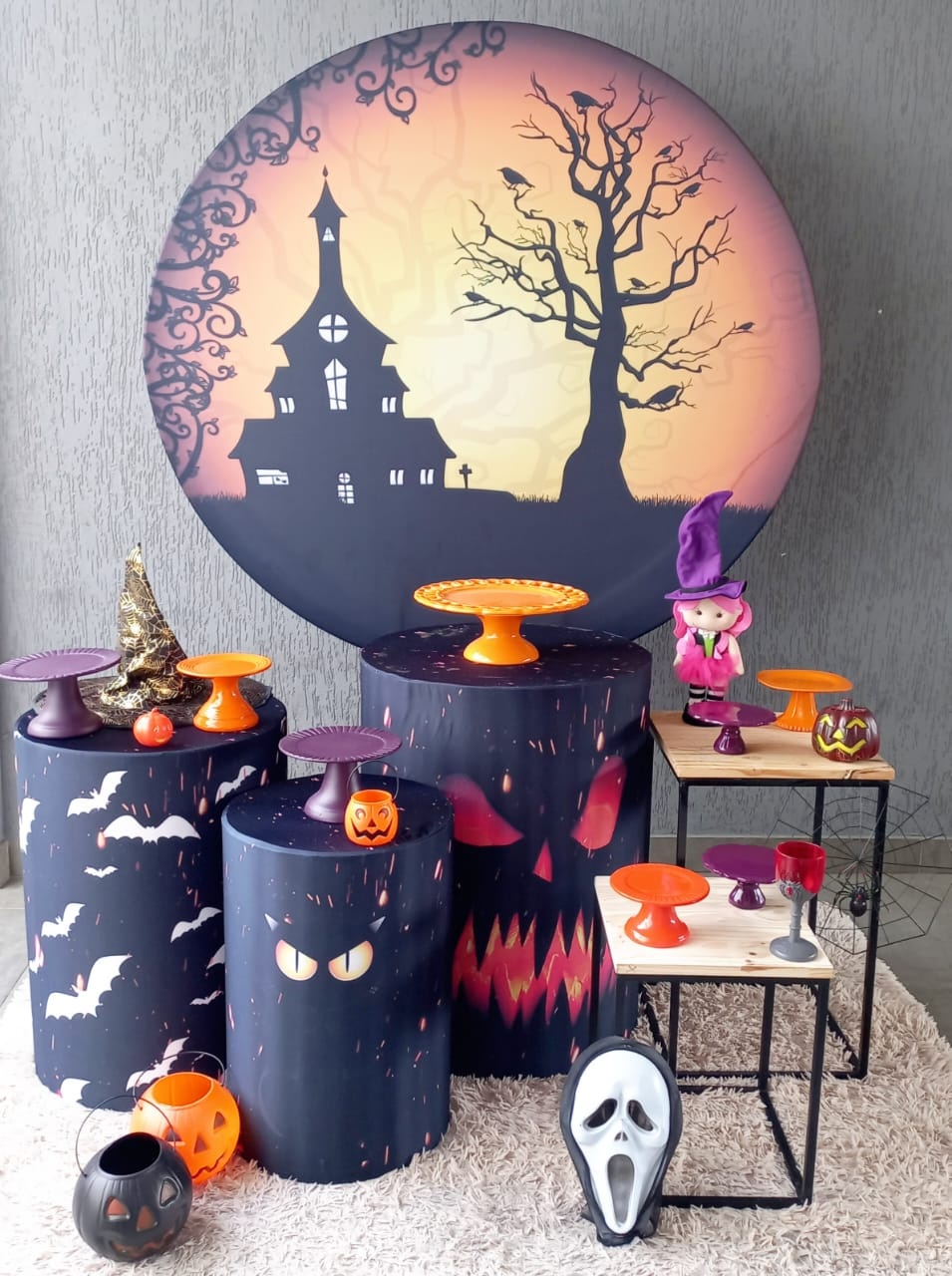 Halloween Laranja - Encantada Festas e Locações 