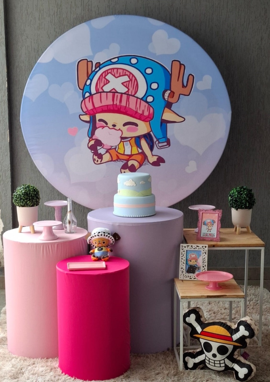 One Piece Rosa - Encantada Festas e Locações 