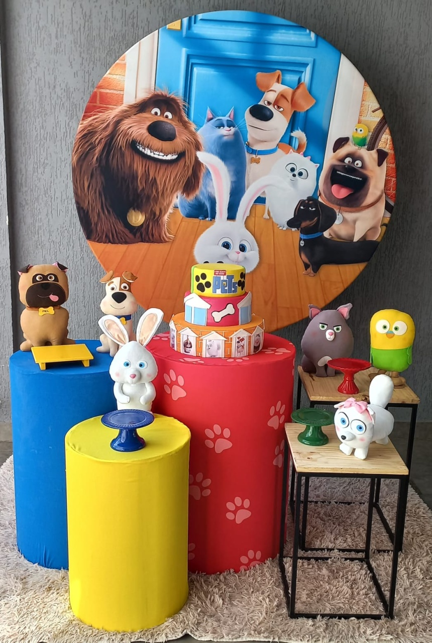 Pets A Vida Secreta dos Bichos - Encantada Festas e Locações 