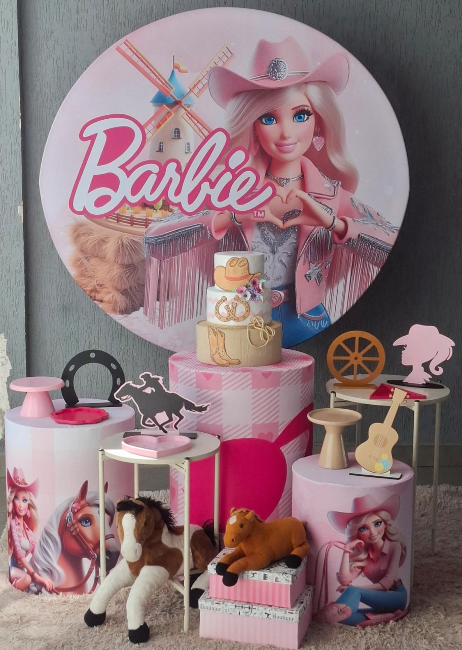Barbie Boiadeira - Encantada Festas e Locações 