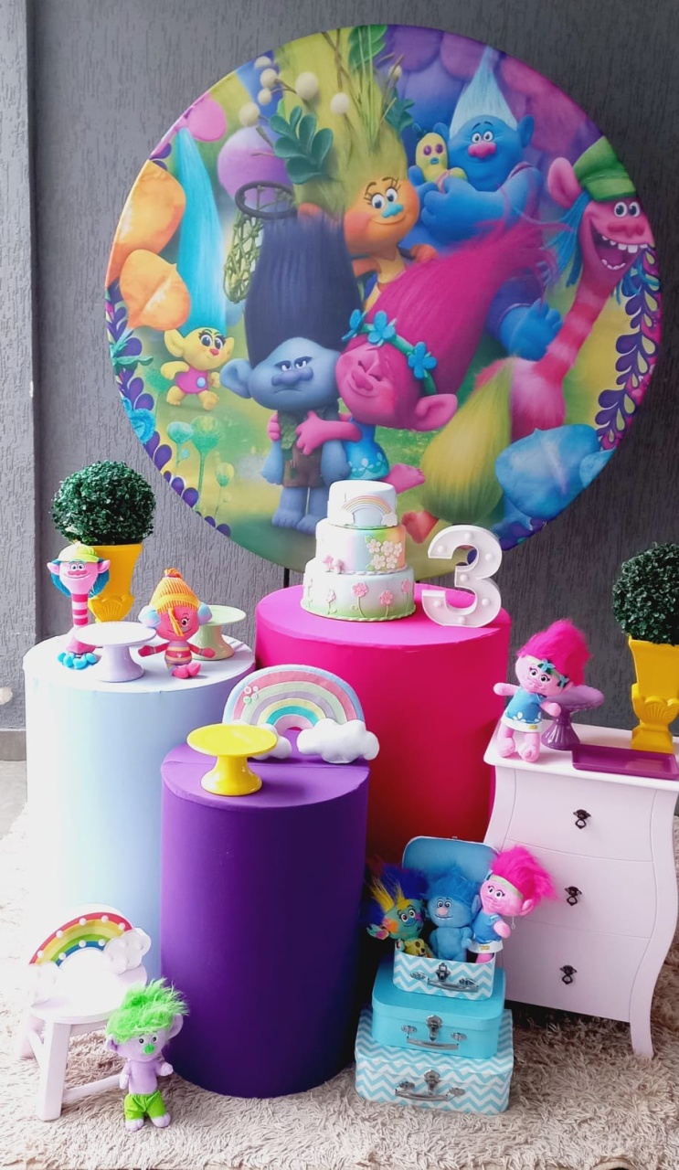 Trolls - Encantada Festas e Locações 