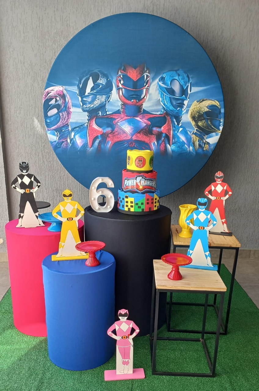 Power Rangers - Encantada Festas e Locações 